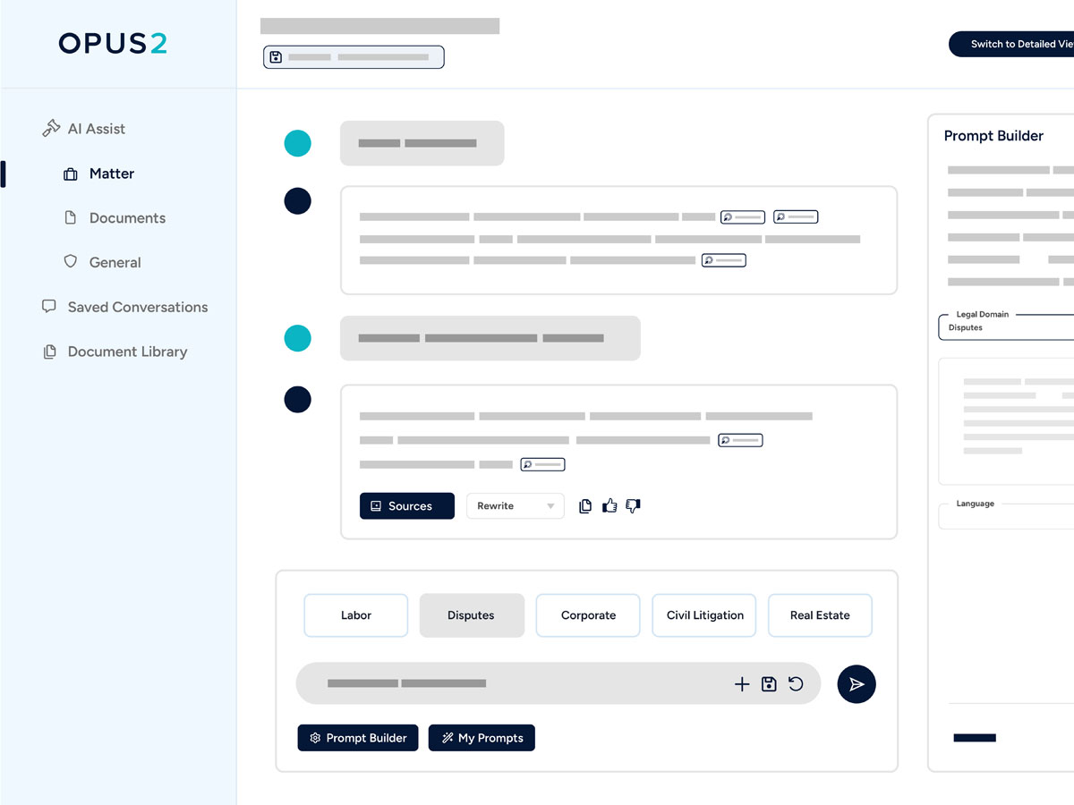 Opus 2 legal software