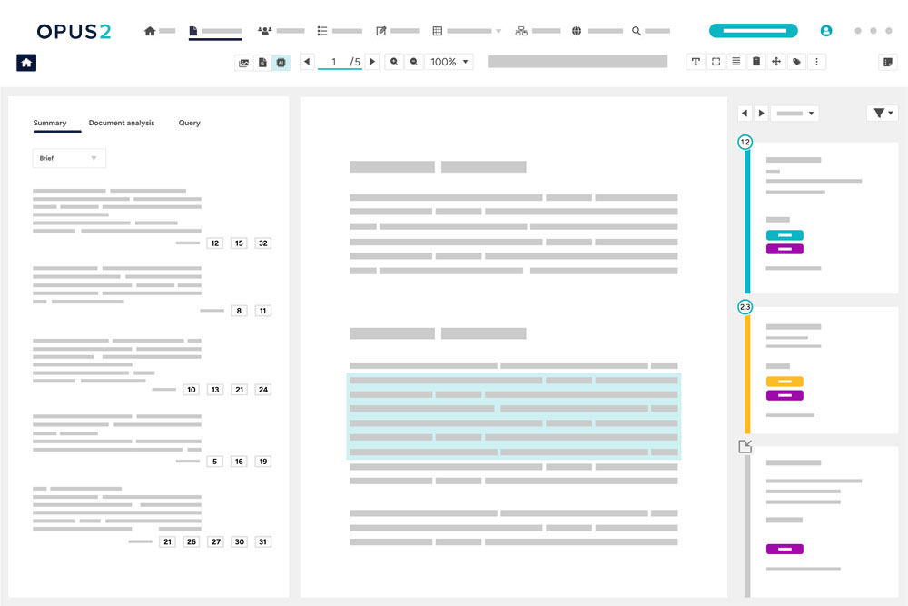 opus 2 legal software
